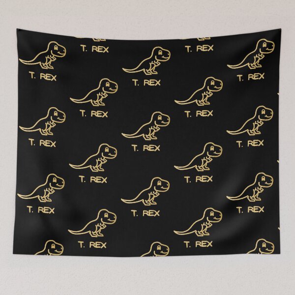 Item preview, Cute Little Baby T. Rex - Gold designed and sold by LadySquiggle.