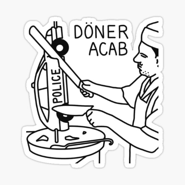 Turquie Drapeau Döner Kebab' Autocollant