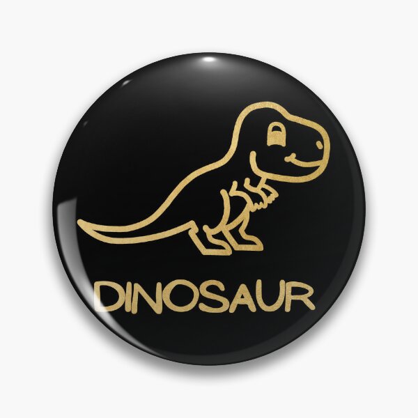 Item preview, Cute Little Baby Dinosaur - Gold designed and sold by LadySquiggle.