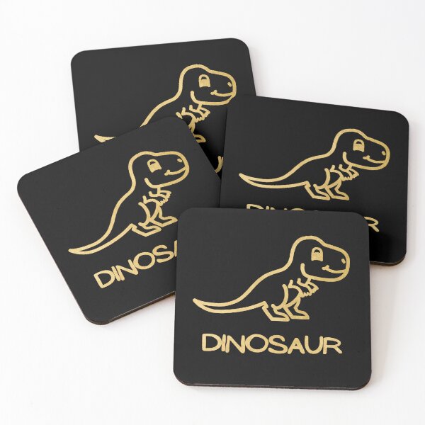 Item preview, Cute Little Baby Dinosaur - Gold designed and sold by LadySquiggle.