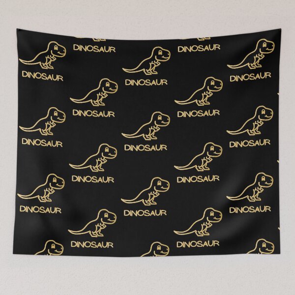 Item preview, Cute Little Baby Dinosaur - Gold designed and sold by LadySquiggle.
