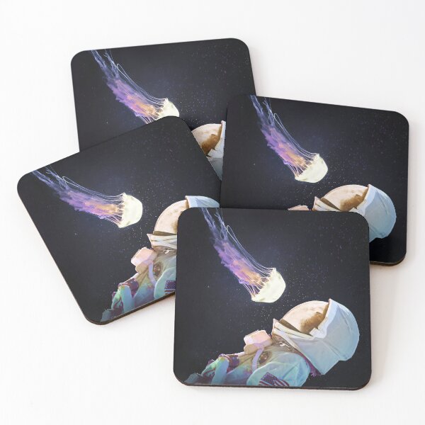 Item preview, astronauts and jellyfish designed and sold by zainick.