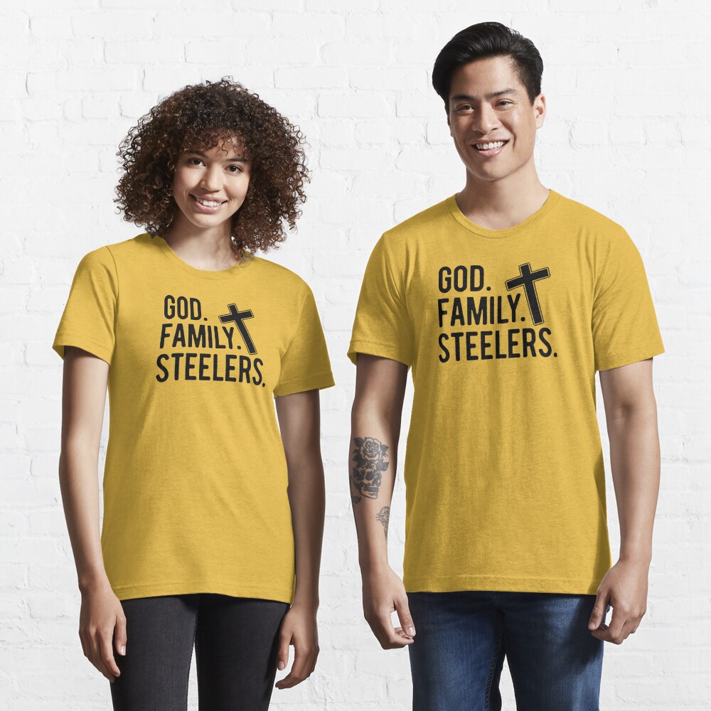 God Family Steelers Shirt, Family Matching Shirt, Christian Shirt, God Shirt,  Steelers Essential T-Shirt for Sale by DIANEWAY