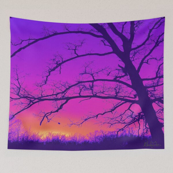 Item preview, Sunset through the Tree Immersed in Pink designed and sold by GaryMartinMedia.