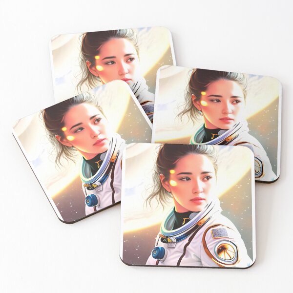 Item preview, female astronaut designed and sold by zainick.