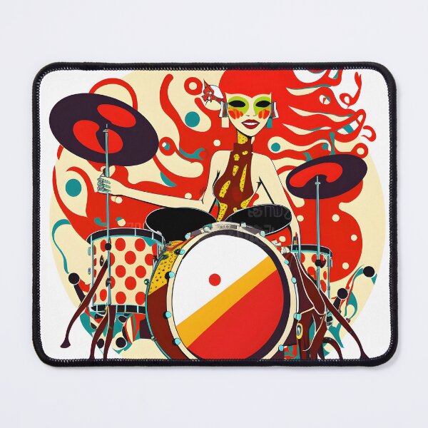 Item preview, Drumming girl designed and sold by TheWitsFoe.