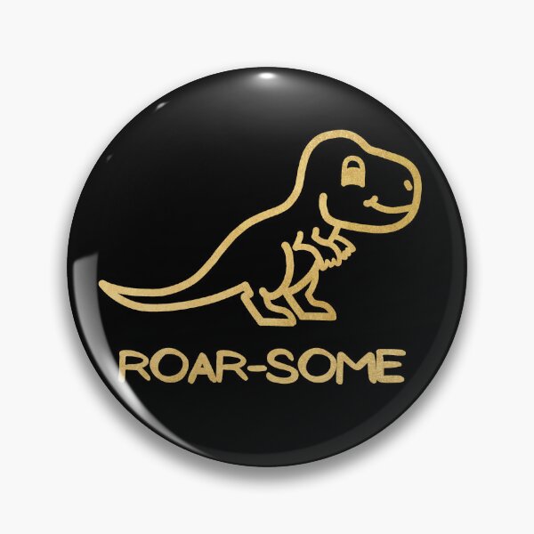 Item preview, ROAR-SOME! Cute Little Baby Dinosaur - Gold designed and sold by LadySquiggle.