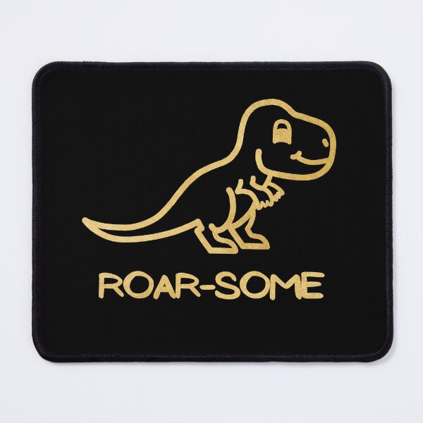 Item preview, ROAR-SOME! Cute Little Baby Dinosaur - Gold designed and sold by LadySquiggle.