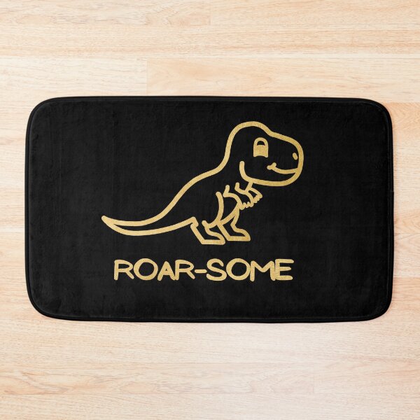 Item preview, ROAR-SOME! Cute Little Baby Dinosaur - Gold designed and sold by LadySquiggle.