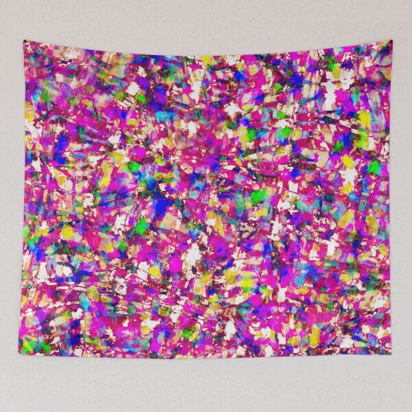 Item preview, Psychedelic Hot Pink Neon Future Disco Party designed and sold by Barvatika.
