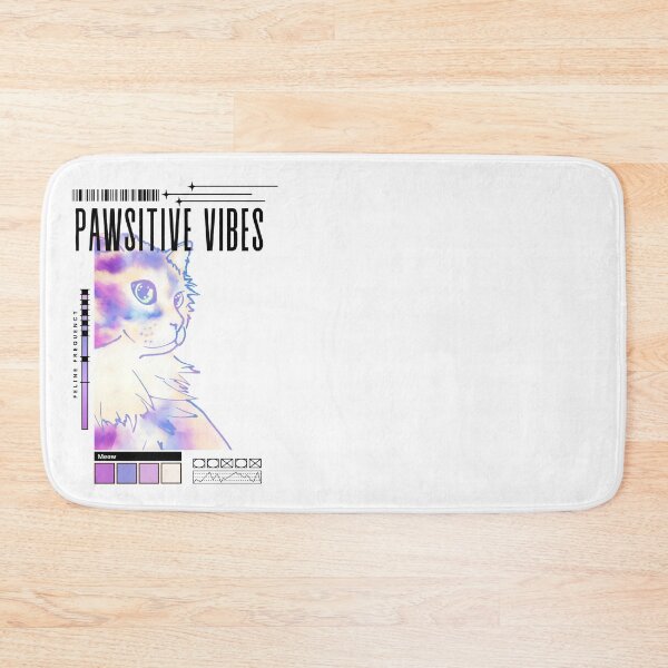 Item preview, Pawsitive Vibes - Feline Frequency - Vaporwave Pastel Cat designed and sold by HavenAlethea.