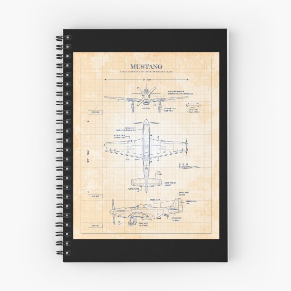 Item preview, Mustang: North American P-51D (Old Blue Grid- Vertical) designed and sold by BGALAXY.