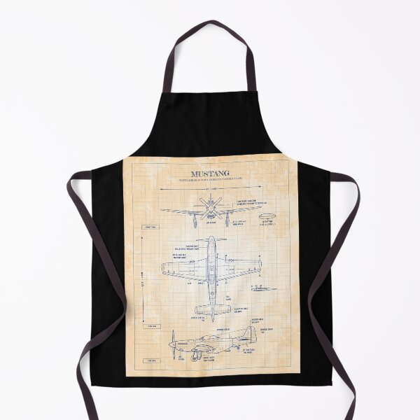 Item preview, Mustang: North American P-51D (Old Blue Grid- Vertical) designed and sold by BGALAXY.