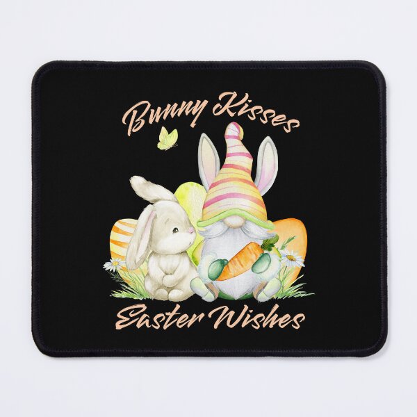Item preview, Bunny Kisses Easter Wishes - Easter Gnome designed and sold by Trinket-Trickster.