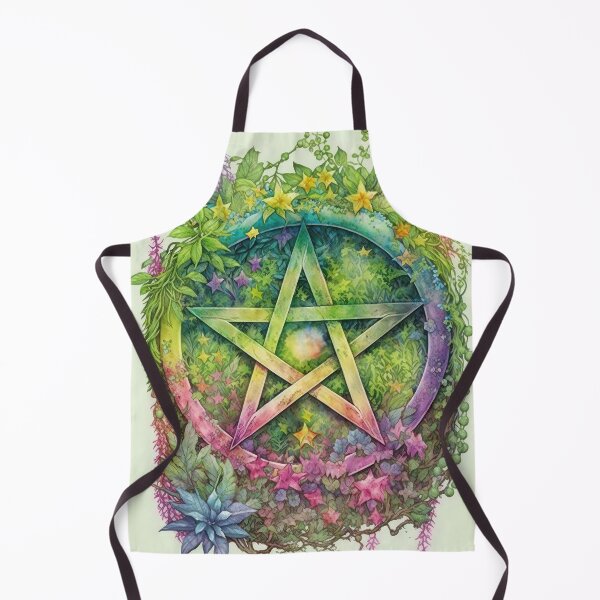 Item preview, Pentacle - Botanical Flower Garden Wiccan Pagan Pentagram designed and sold by MoonBohemian.