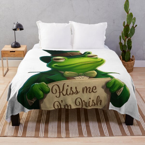 Item preview, Kiss me I'm Irish Frog designed and sold by Animally-Ai.