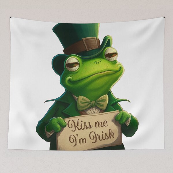 Item preview, Kiss me I'm Irish Frog designed and sold by Animally-Ai.