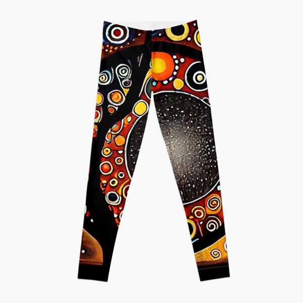 Aboriginal Indigenous Turtle Dot Painting Art Legging Hollow Tank Combo  Print Imitation Sports Leggings Yoga Pants Suit XS-8XL