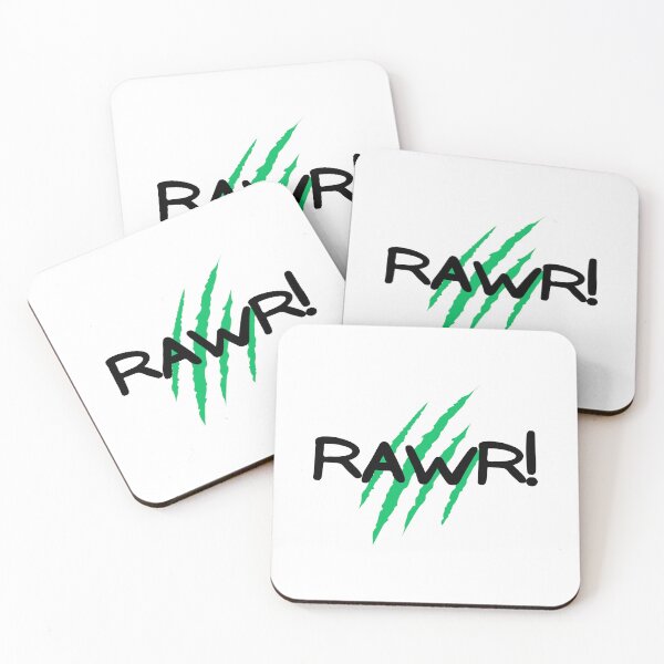 Item preview, RAWR! With Green Claw Marks designed and sold by LadySquiggle.
