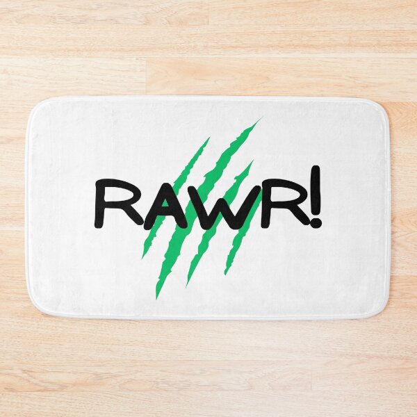 Item preview, RAWR! With Green Claw Marks designed and sold by LadySquiggle.