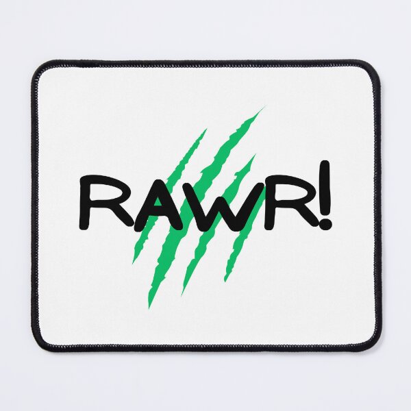 Item preview, RAWR! With Green Claw Marks designed and sold by LadySquiggle.
