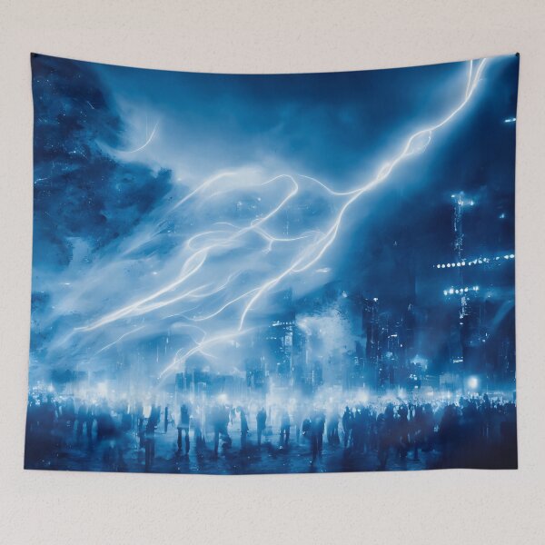 Item preview, electrical storm in the city designed and sold by Jaroslav Hubert.
