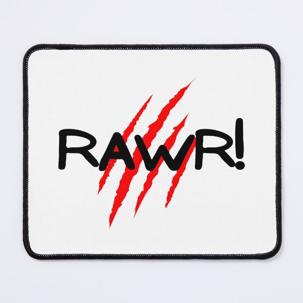 Item preview, RAWR! With Red Claw Marks designed and sold by LadySquiggle.