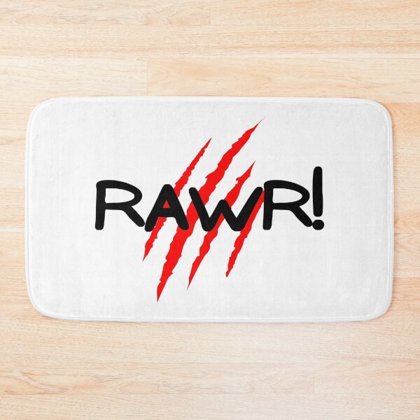 Item preview, RAWR! With Red Claw Marks designed and sold by LadySquiggle.