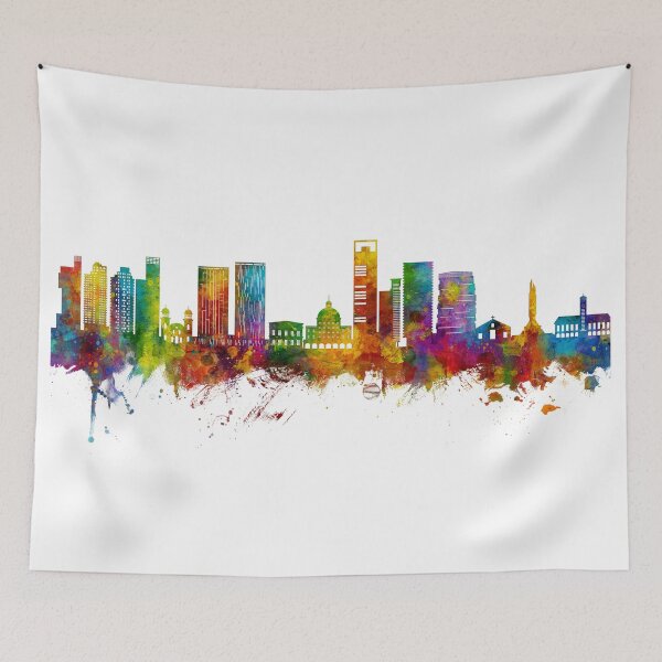 Item preview, Luanda Angola Skyline designed and sold by ArtPrints.