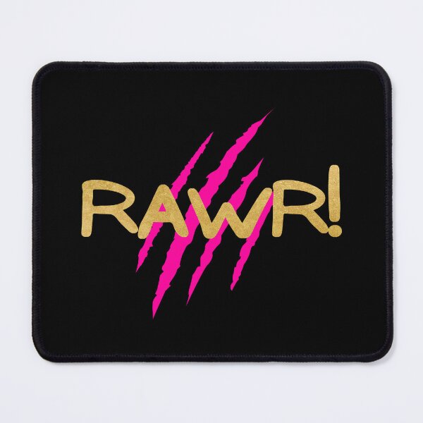 Item preview, RAWR! Gold with Pink Claw Marks designed and sold by LadySquiggle.