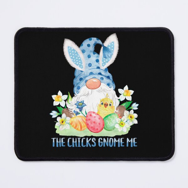 Item preview, The Chicks Gnome Me - Easter Gnome Blue designed and sold by Trinket-Trickster.