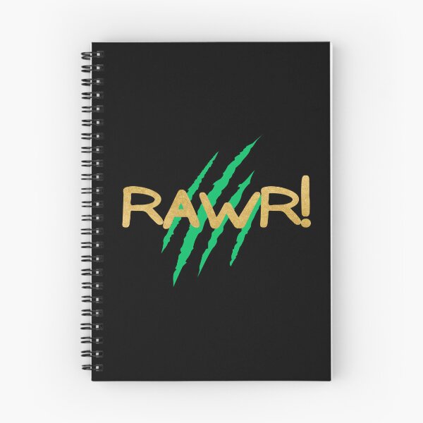 Item preview, RAWR! Gold with Green Claw Marks designed and sold by LadySquiggle.