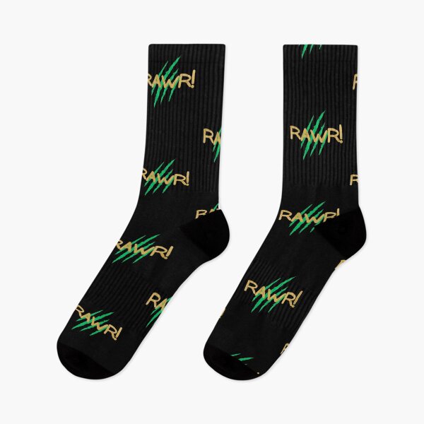 Item preview, RAWR! Gold with Green Claw Marks designed and sold by LadySquiggle.