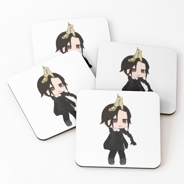 Item preview, Wednesday Addams and Hand - Cute Chibi designed and sold by McLareTeeHub.