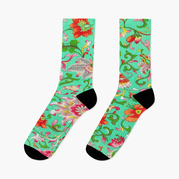Item preview,  Vintage Chinese Colorful Floral Pattern,Antique,china, designed and sold by Tamas Das.