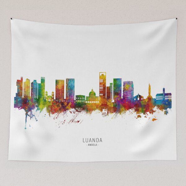Item preview, Luanda Angola Skyline designed and sold by ArtPrints.