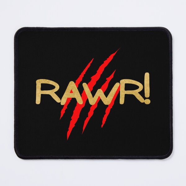 Item preview, RAWR! Gold with Red Claw Marks designed and sold by LadySquiggle.
