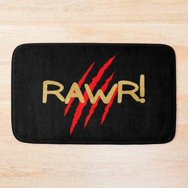 Item preview, RAWR! Gold with Red Claw Marks designed and sold by LadySquiggle.