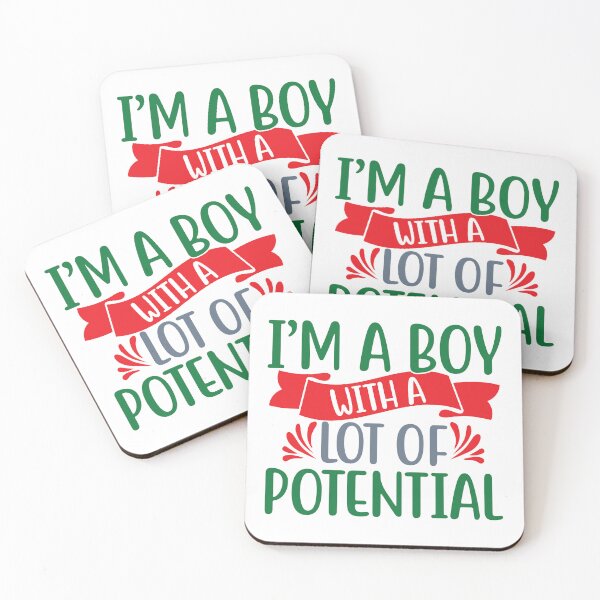 Item preview, I'M A BOY WITH A LOT OF POTENTIAL designed and sold by SticerOcean.