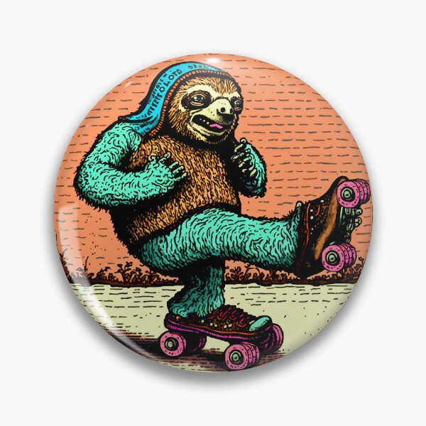 Artikelvorschau, High Kick Rollerskate Faultier entworfen und verkauft von Tanis-Tweedale.