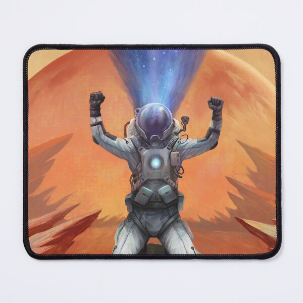 Item preview, astronaut kneeling on mars designed and sold by zainick.