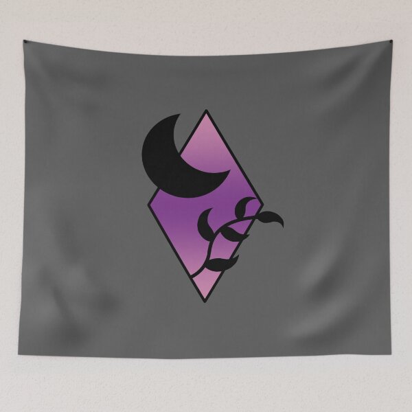 Item preview, Moon Vine - Pink & Purple designed and sold by TheeForestFox Shop.