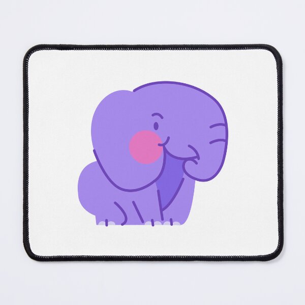 Item preview, Asia Elephant Purple designed and sold by purrcrafting.