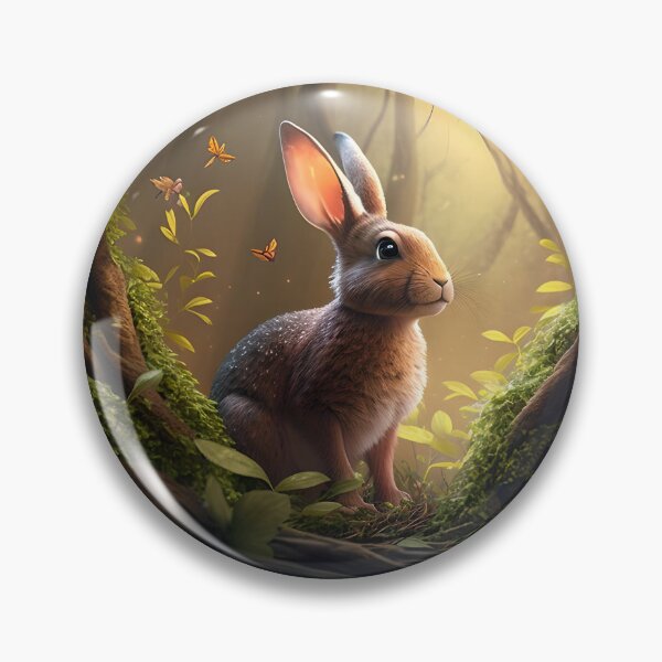 Item preview, Rabbit in an enchanted forest designed and sold by GforAL.