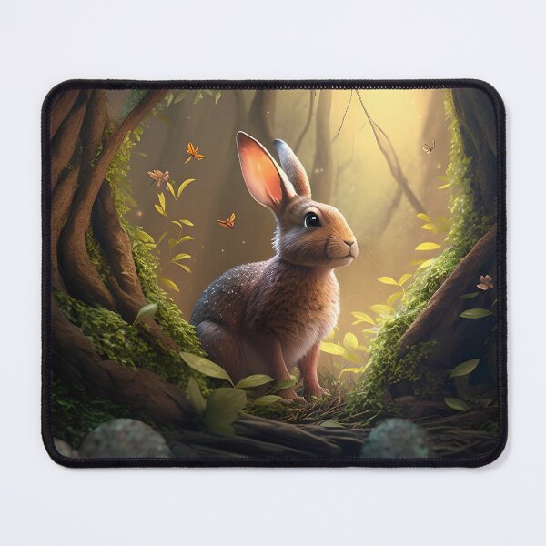Item preview, Rabbit in an enchanted forest designed and sold by GforAL.