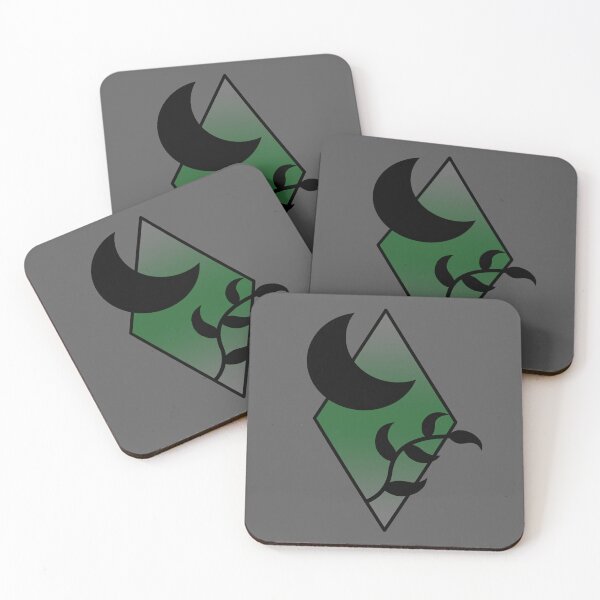 Item preview, Moon Vine - Grey & Green designed and sold by TheeForestFox Shop.