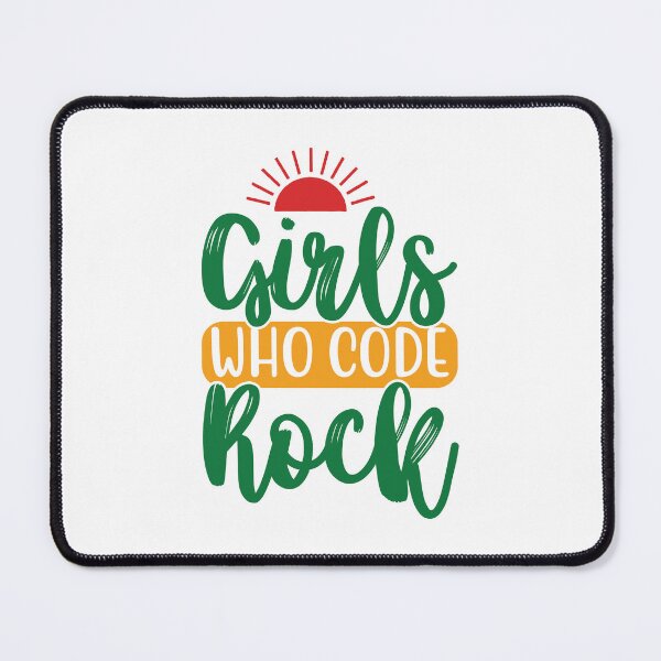 Item preview, GIRLS WHO CODE ROCK designed and sold by SticerOcean.