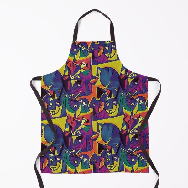Item preview, Cat Eyes Watching at You Wherever You Go - Abstract Cats designed and sold by FloralZoo.