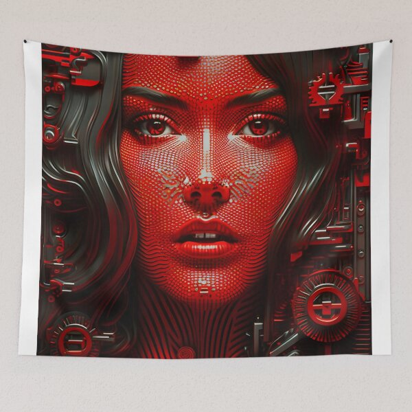 Item preview, Mechanical Red Girl designed and sold by TheWitsFoe.