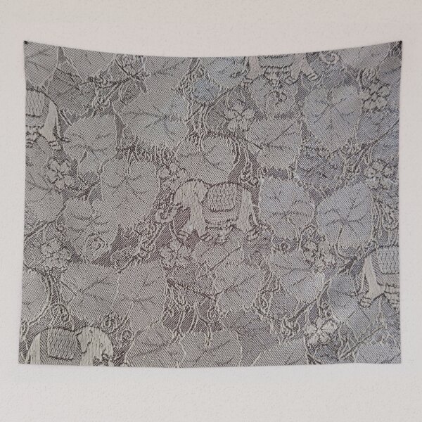 Item preview, Silver intricate pattern designed and sold by textileprint.